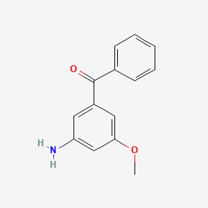 (3-Amino-5-methoxyphenyl)(phenyl)methanone