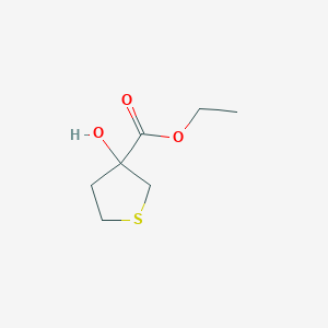 molecular formula C7H12O3S B1453802 3-羟基四氢噻吩-3-羧酸乙酯 CAS No. 1248642-62-7