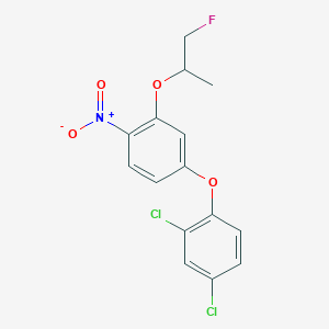 2,4-Dichloro-1-{3-[(1-fluoropropan-2-yl)oxy]-4-nitrophenoxy}benzene