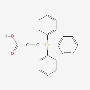 3-(Triphenylgermyl)prop-2-ynoic acid