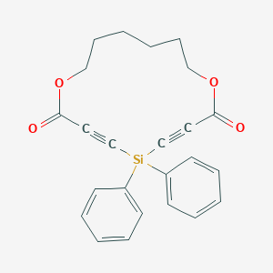 5,5-Diphenyl-1,9-dioxa-5-silacyclopentadeca-3,6-diyne-2,8-dione