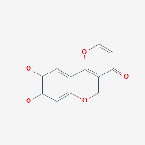 8,9-Dimethoxy-2-methyl-4H,5H-pyrano[3,2-c][1]benzopyran-4-one