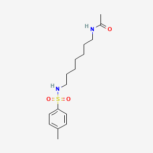 N-{7-[(4-Methylbenzene-1-sulfonyl)amino]heptyl}acetamide