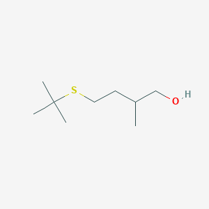 1-Butanol, 4-[(1,1-dimethylethyl)thio]-2-methyl-