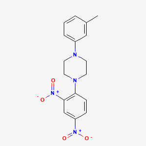 1-(2,4-Dinitrophenyl)-4-(3-methylphenyl)piperazine