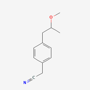 [4-(2-Methoxypropyl)phenyl]acetonitrile