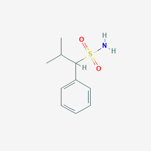 molecular formula C10H15NO2S B1453812 2-Methyl-1-phenylpropane-1-sulfonamide CAS No. 1249032-33-4