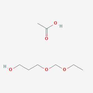 Acetic acid;3-(ethoxymethoxy)propan-1-ol