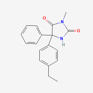 5-(4-Ethylphenyl)-3-methyl-5-phenylimidazolidine-2,4-dione