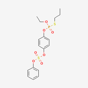 O-Ethyl O-{4-[(phenoxysulfonyl)oxy]phenyl} S-propyl phosphorothioate