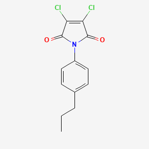 3,4-Dichloro-1-(4-propylphenyl)-1H-pyrrole-2,5-dione