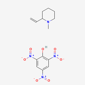 2-Ethenyl-1-methylpiperidine;2,4,6-trinitrophenol