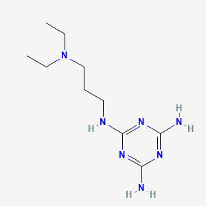 N~2~-[3-(Diethylamino)propyl]-1,3,5-triazine-2,4,6-triamine