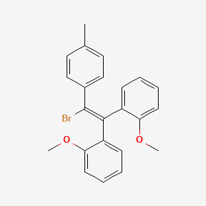 1,1'-[2-Bromo-2-(4-methylphenyl)ethene-1,1-diyl]bis(2-methoxybenzene)