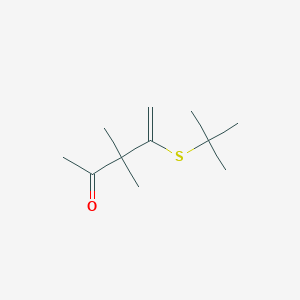 4-(tert-Butylsulfanyl)-3,3-dimethylpent-4-en-2-one