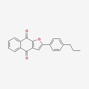 2-(4-Propylphenyl)naphtho[2,3-b]furan-4,9-dione