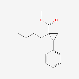 Methyl 1-butyl-2-phenylcyclopropane-1-carboxylate