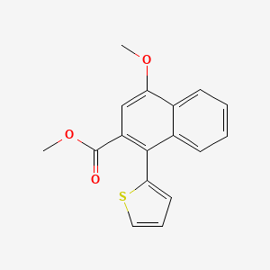 Methyl 4-methoxy-1-(thiophen-2-yl)naphthalene-2-carboxylate