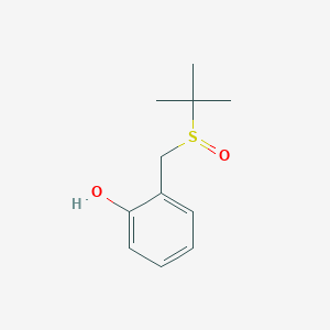 Phenol, 2-[[(1,1-dimethylethyl)sulfinyl]methyl]-