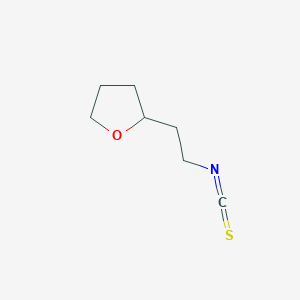 molecular formula C7H11NOS B1453833 2-(2-Isothiocyanatoethyl)tetrahydrofuran CAS No. 1249941-39-6