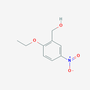 molecular formula C9H11NO4 B1453855 (2-Ethoxy-5-nitrophenyl)methanol CAS No. 1039913-30-8