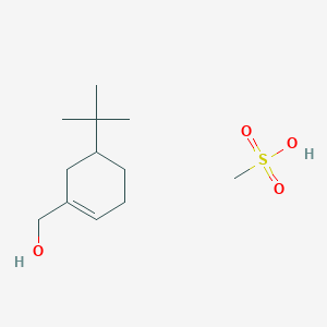 (5-Tert-butylcyclohexen-1-yl)methanol;methanesulfonic acid