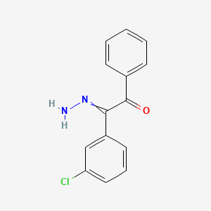 2-(3-Chlorophenyl)-2-hydrazinylidene-1-phenylethan-1-one