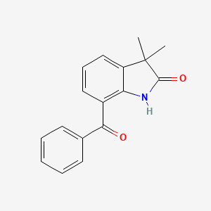 7-Benzoyl-3,3-dimethyl-1,3-dihydro-2H-indol-2-one