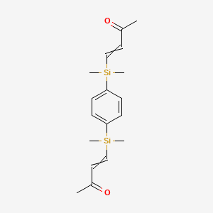 4,4'-[1,4-Phenylenebis(dimethylsilanediyl)]di(but-3-en-2-one)