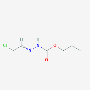 2-Methylpropyl 2-(2-chloroethylidene)hydrazine-1-carboxylate