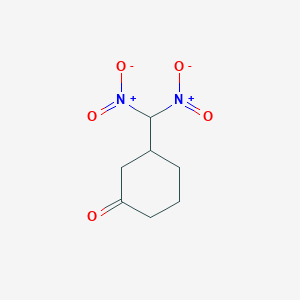 3-(Dinitromethyl)cyclohexan-1-one