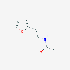 molecular formula C8H11NO2 B1453868 N-[2-(furan-2-yl)ethyl]acetamide CAS No. 861058-35-7