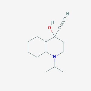 4-Ethynyl-1-isopropyldecahydro-4-quinolinol