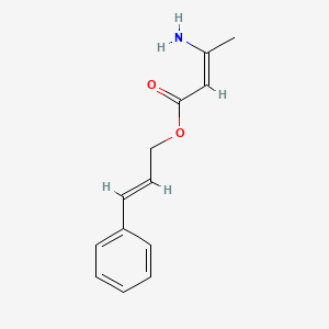 molecular formula C13H15NO2 B1453877 3-Amino Crotonic Acid Cinnamyl Ester CAS No. 103909-86-0