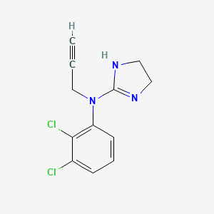 N-(2,3-Dichlorophenyl)-N-(prop-2-yn-1-yl)-4,5-dihydro-1H-imidazol-2-amine