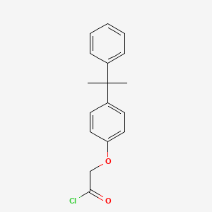 molecular formula C17H17ClO2 B1453879 [4-(1-甲基-1-苯乙基)苯氧基]乙酰氯 CAS No. 1092300-03-2
