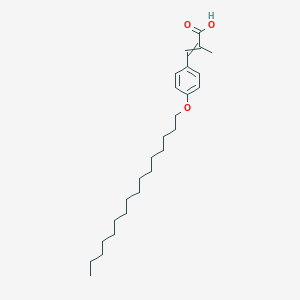 3-[4-(Hexadecyloxy)phenyl]-2-methylprop-2-enoic acid