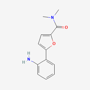 5-(2-Aminophenyl)-N,N-dimethylfuran-2-carboxamide