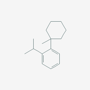 1-(1-Methylcyclohexyl)-2-(propan-2-yl)benzene