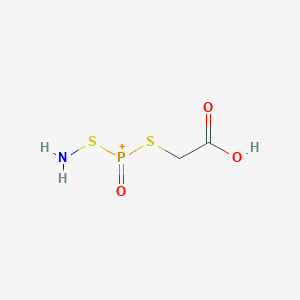 (Aminosulfanyl)[(carboxymethyl)sulfanyl]oxophosphanium