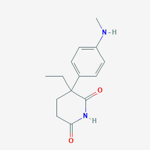 3-Ethyl-3-[4-(methylamino)phenyl]piperidine-2,6-dione