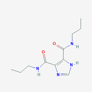 N~4~,N~5~-Dipropyl-1H-imidazole-4,5-dicarboxamide