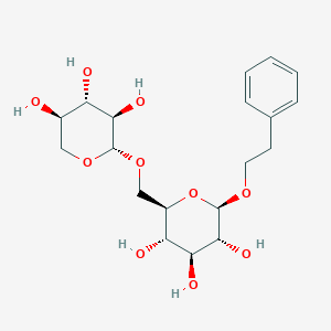 molecular formula C19H28O10 B145389 2-Phenylethyl beta-primeveroside CAS No. 129932-48-5