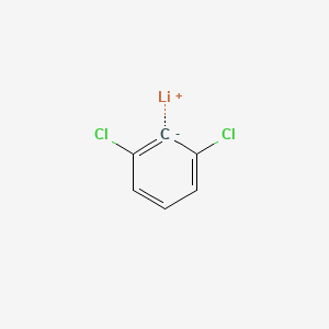 molecular formula C6H3Cl2Li B14538909 lithium;1,3-dichlorobenzene-2-ide CAS No. 62347-12-0