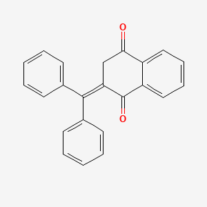 1,4-Naphthalenedione, 2-(diphenylmethylene)-2,3-dihydro-