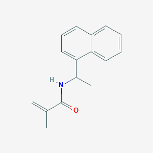 2-Methyl-N-[1-(naphthalen-1-yl)ethyl]prop-2-enamide