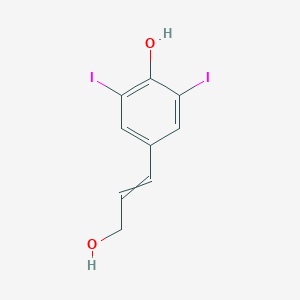 4-(3-Hydroxyprop-1-EN-1-YL)-2,6-diiodophenol