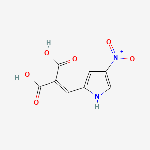 [(4-Nitro-1H-pyrrol-2-yl)methylidene]propanedioic acid