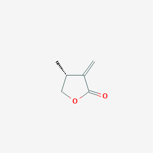 2(3H)-Furanone, dihydro-4-methyl-3-methylene-, (R)-