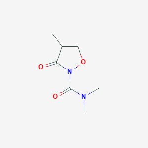 N,N,4-Trimethyl-3-oxo-1,2-oxazolidine-2-carboxamide